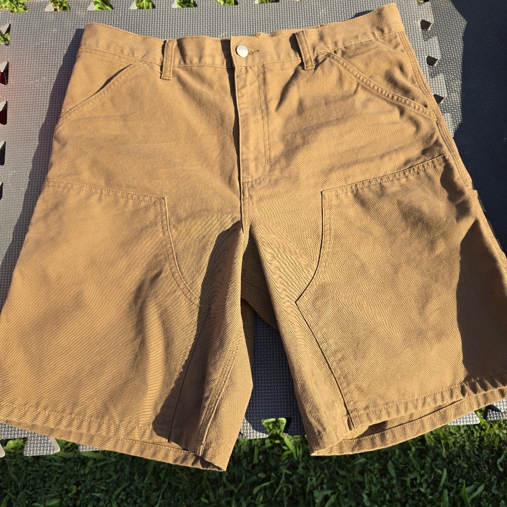 Carhartt WIP Double Knee Khaki Shorts
